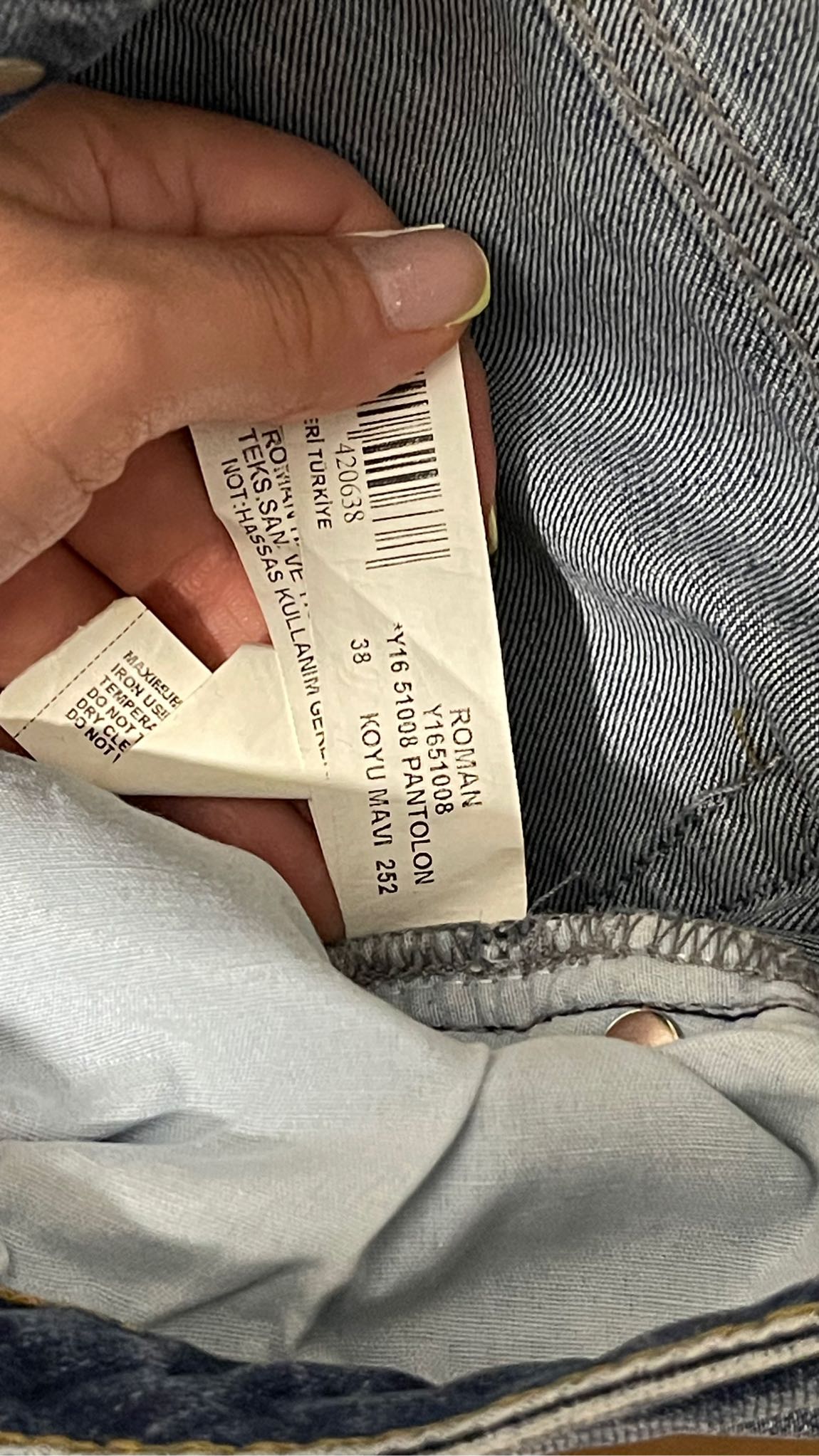 Yırtık jean, Roman-marka, 38 beden — görsel 3/6