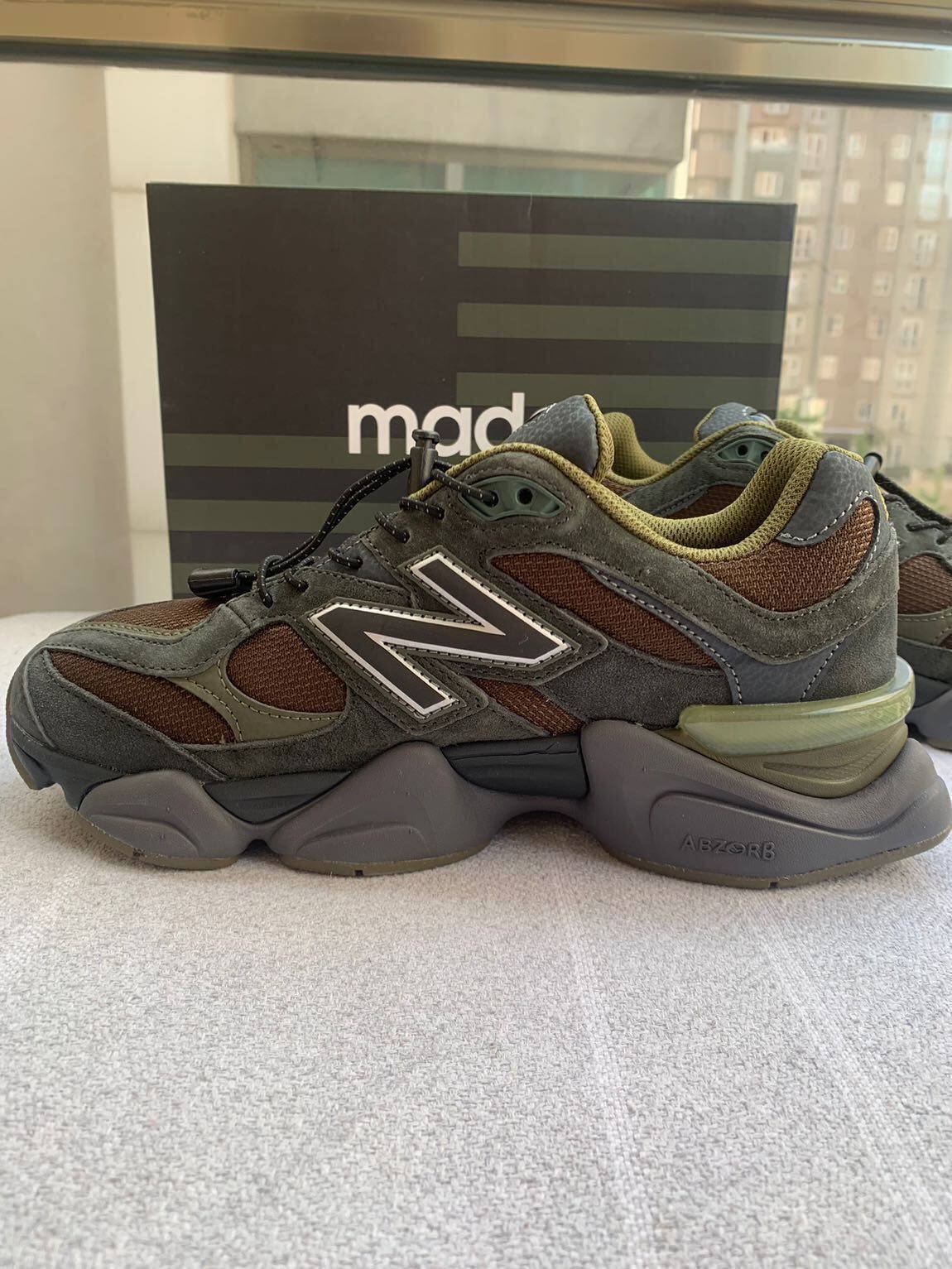 New Balance 9060 Blacktop Dark Moss — görsel 2/6