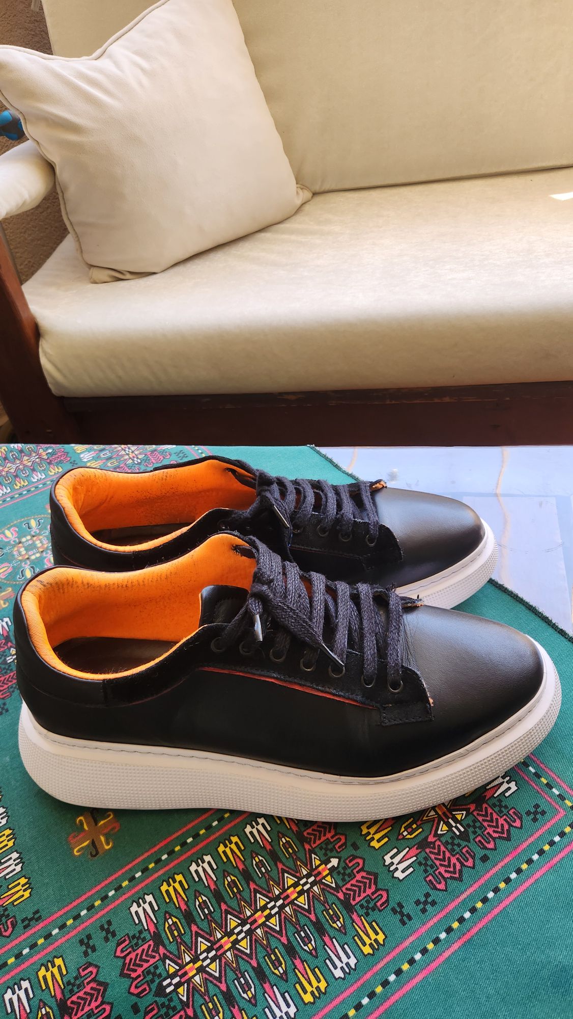 Siyah Deri Sneaker — görsel 2/6
