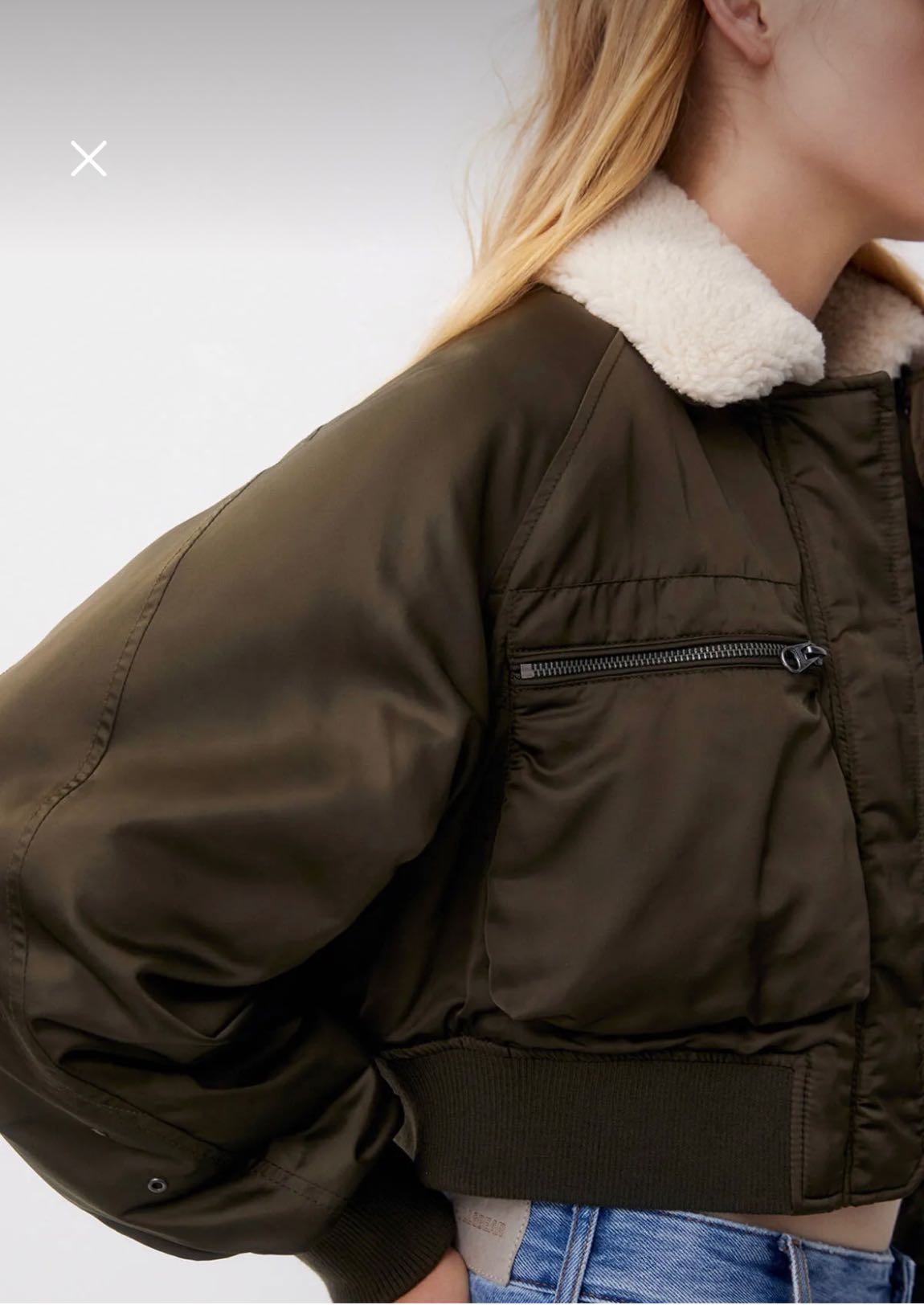 pull and bear şişme pilot bomber ceket — görsel 2/6