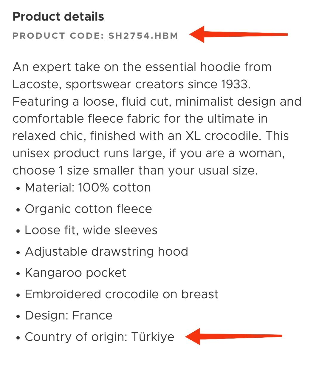 Lacoste Lacivert Kapüşonlu Sweatshirt — görsel 2/8