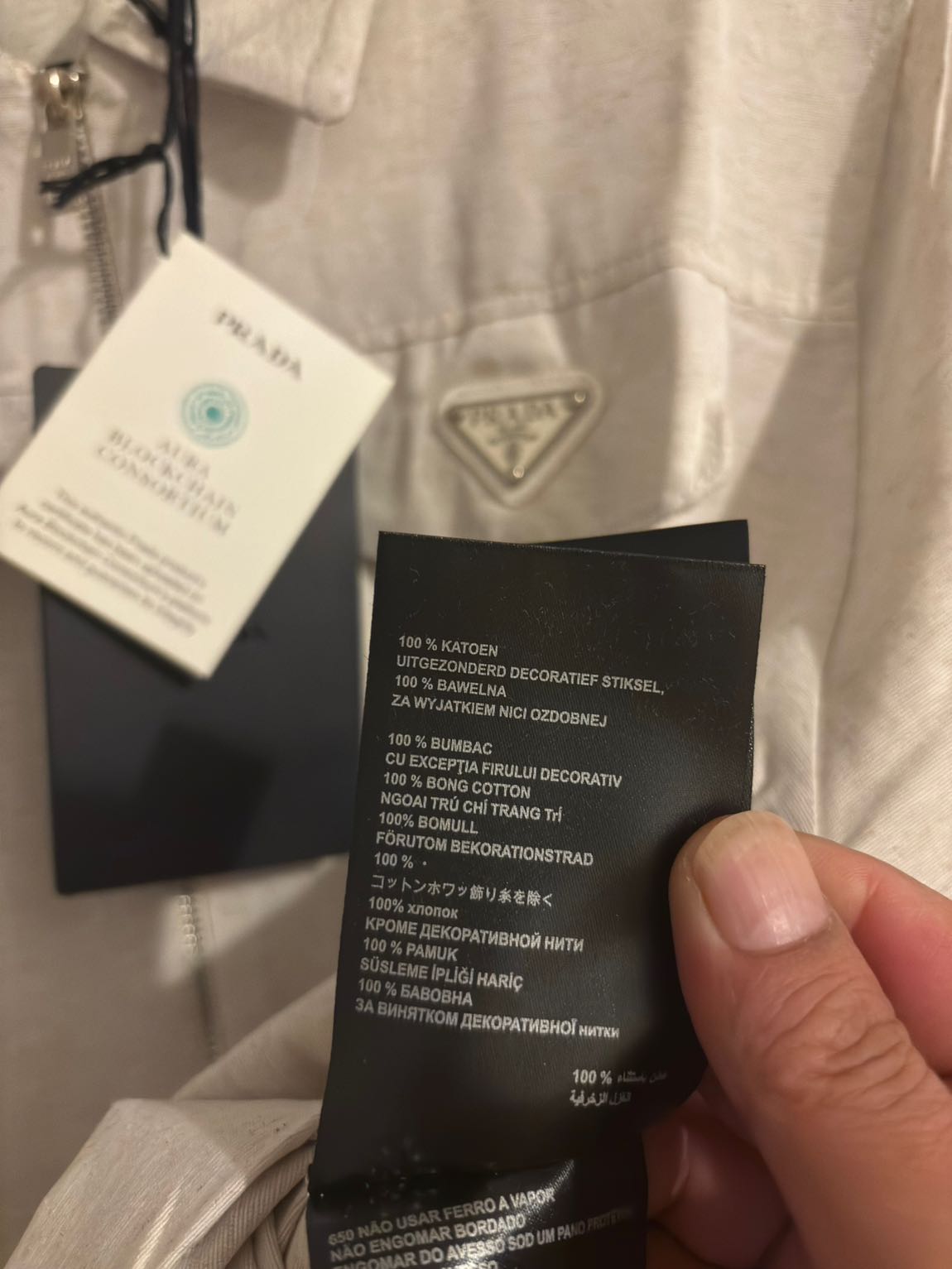 Orjinal Prada Yazlık Ceket — görsel 7/8