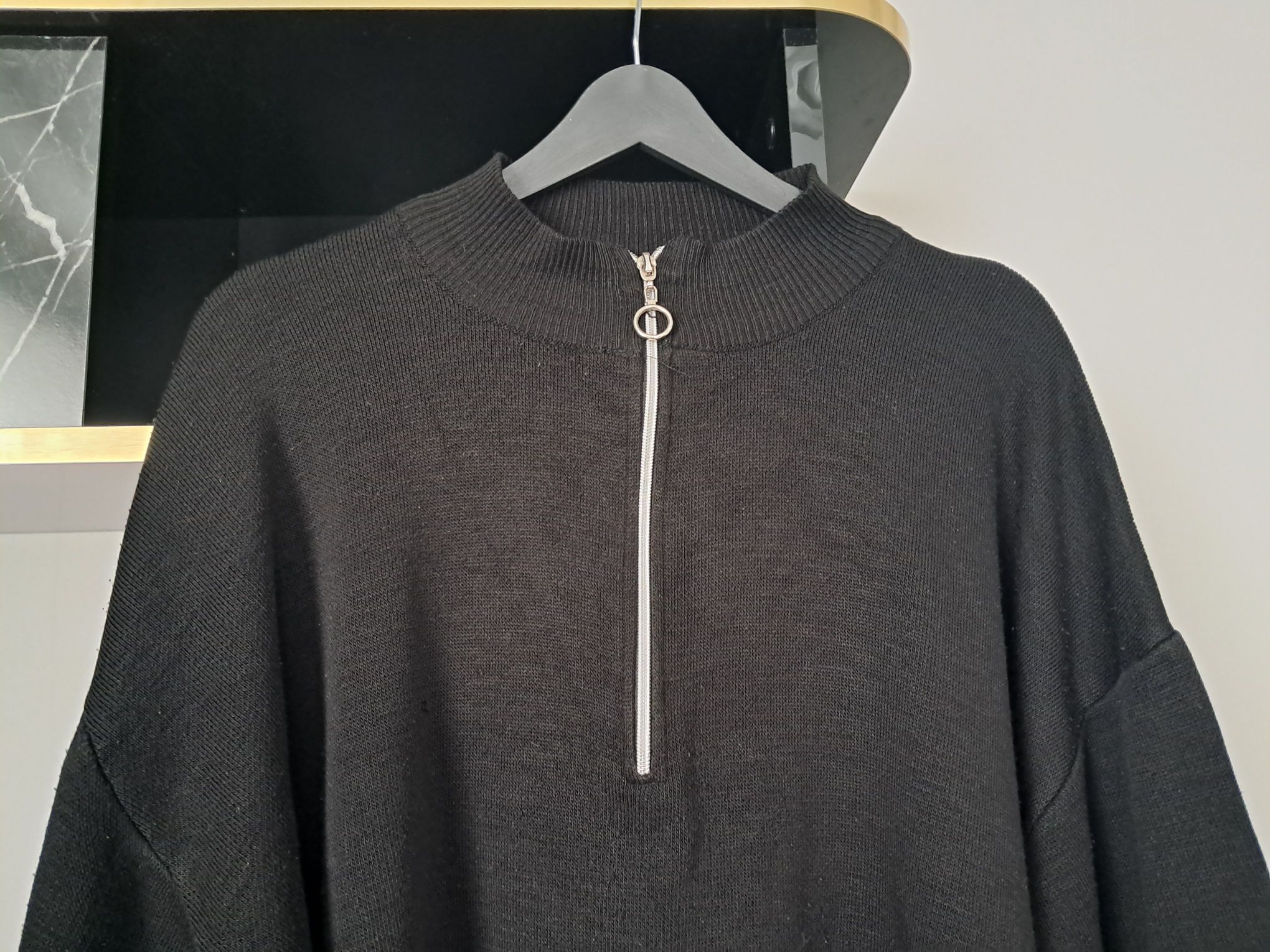 Oversize Fermuarlı Kazak — görsel 2/4