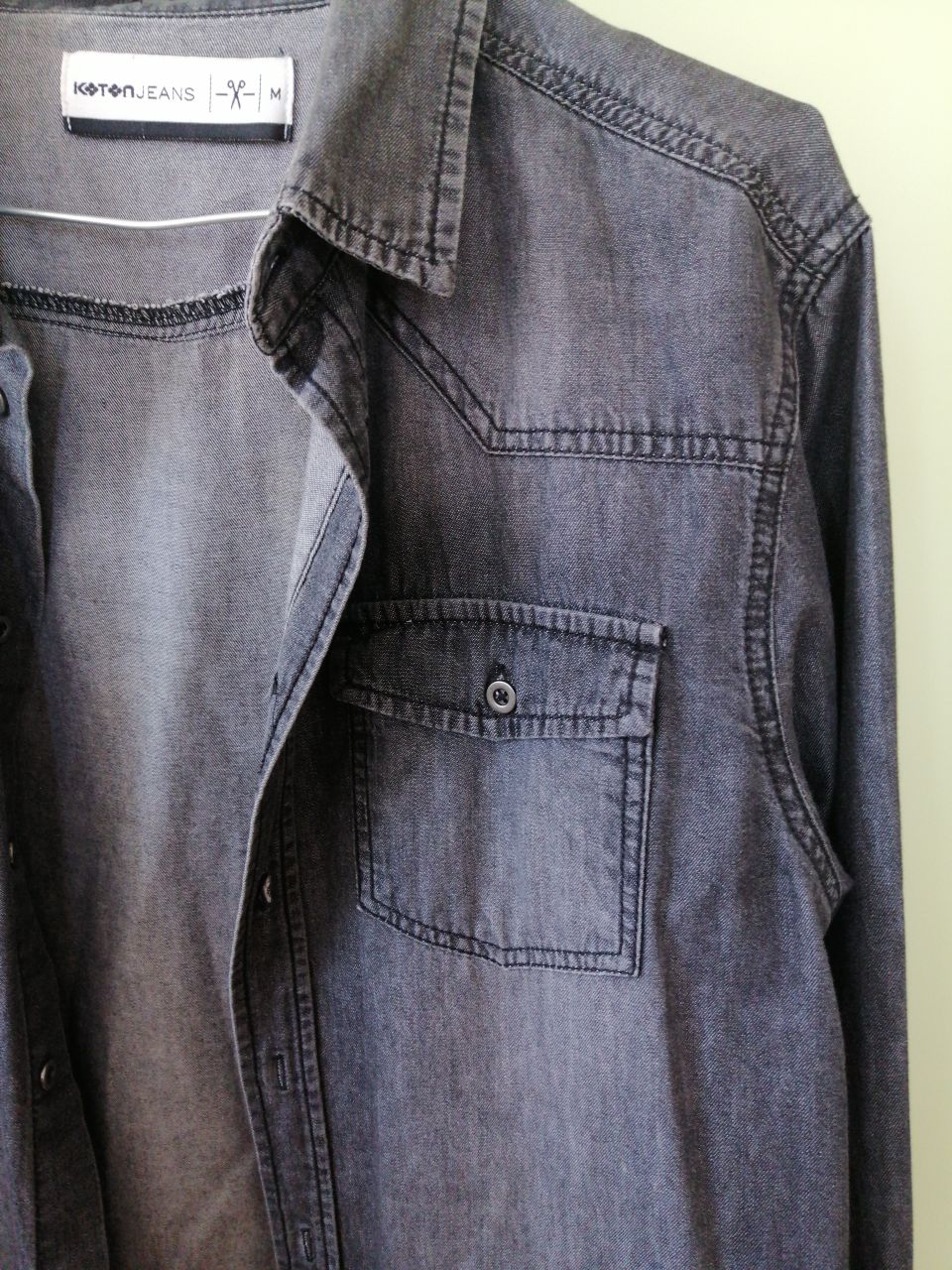 Koton erkek jeans gömlek — görsel 5/5