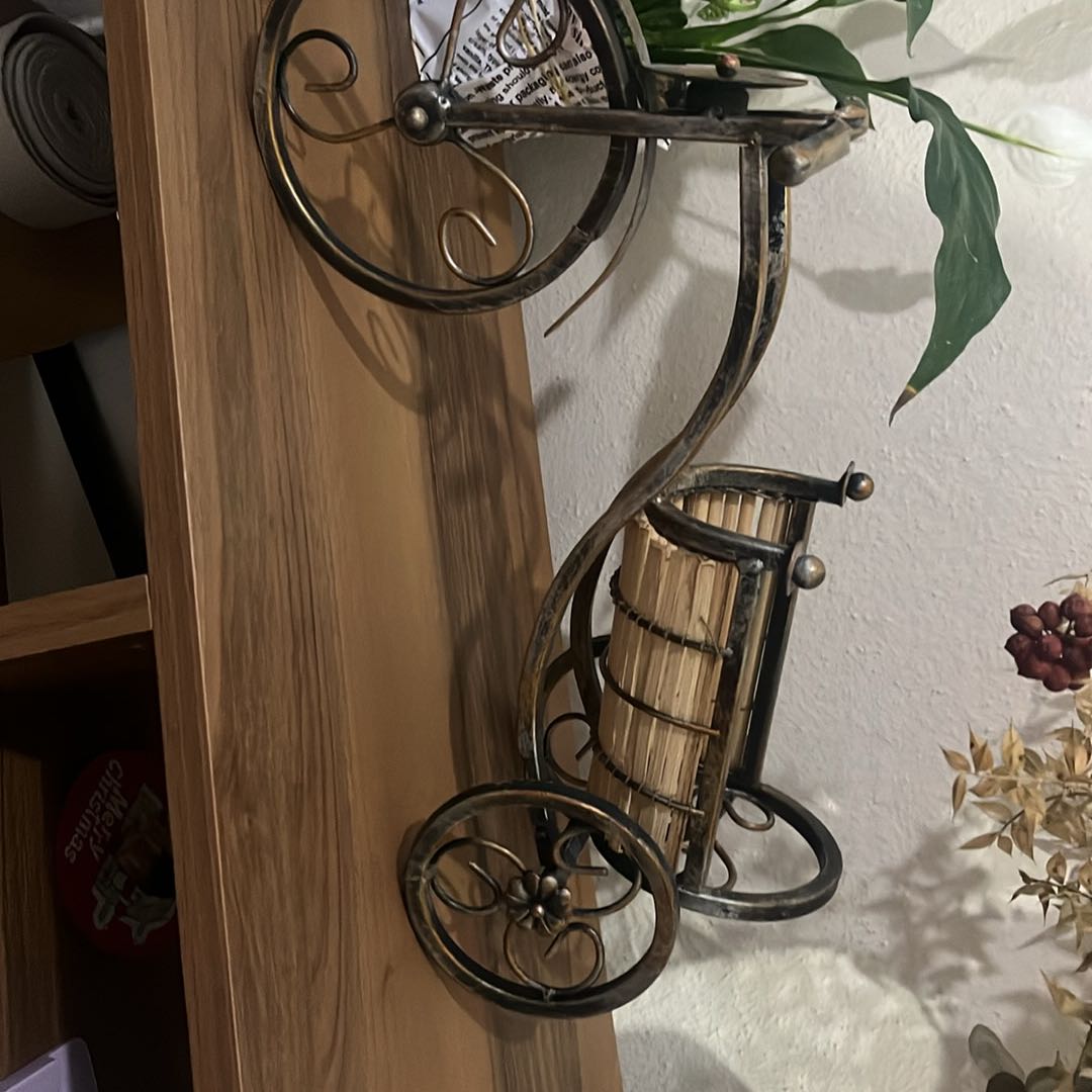 Metal Bisiklet Şarap Standı — görsel 5/5