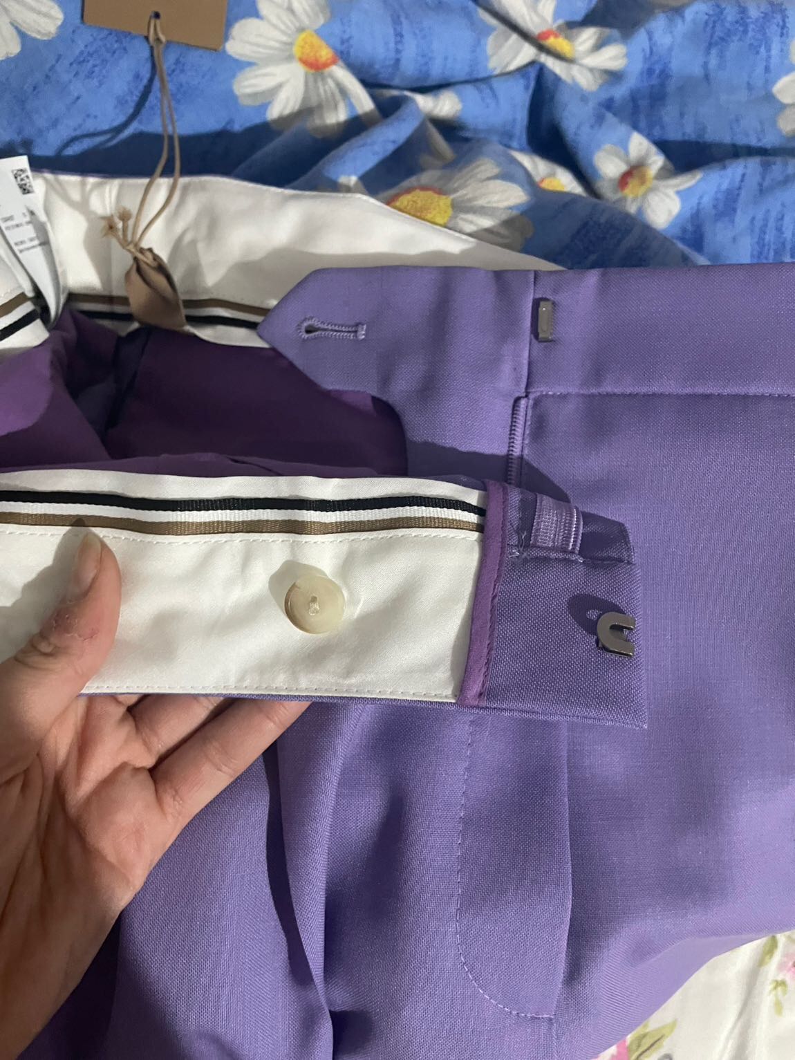 Lila Klasik Pantolon — görsel 3/3