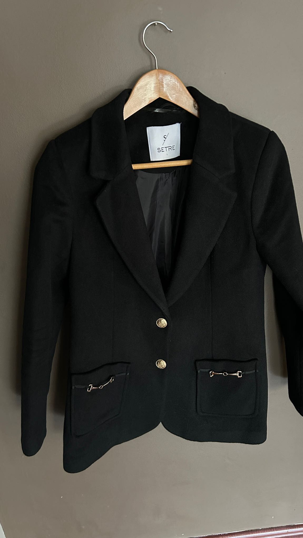 Setre kaşe blazer — görsel 3/8