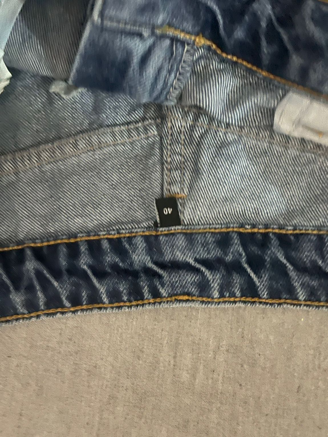 Kadın kuşgözü Geniş Paça Kot Pantolon — görsel 6/6
