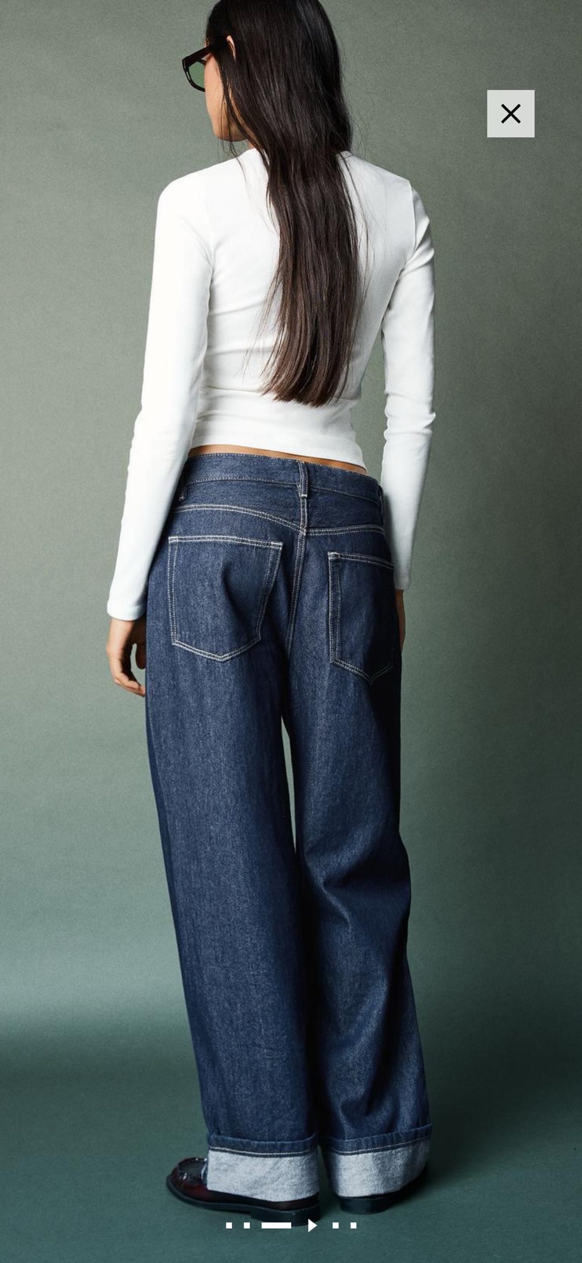 KOYU MAVİ BERSHKA JEAN — görsel 3/5