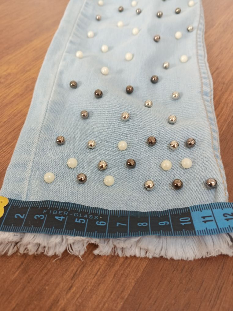 Mavi Taşlı Kot Pantolon — görsel 4/11