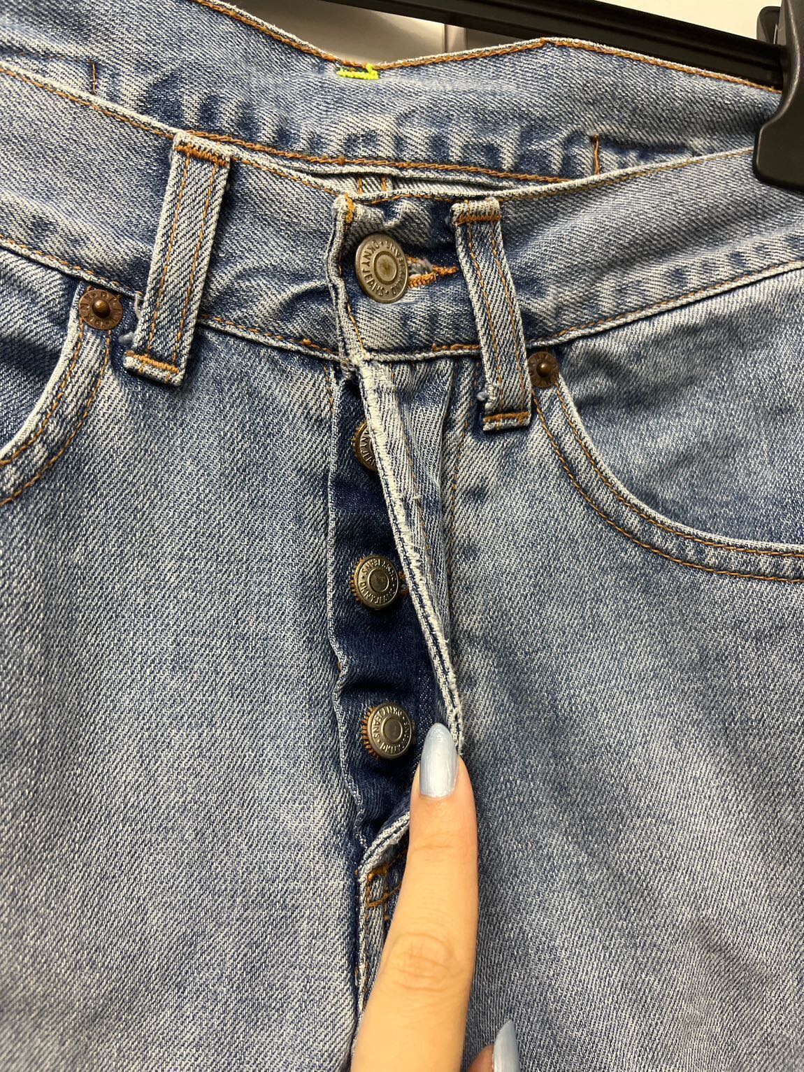 DKNY Straight Açık Kot Jean Pantolon — görsel 3/6