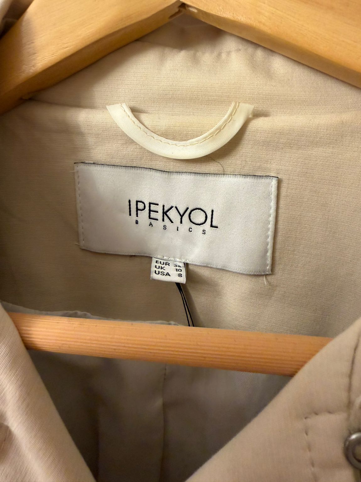 İpekyol Bej Trençkot — görsel 6/8