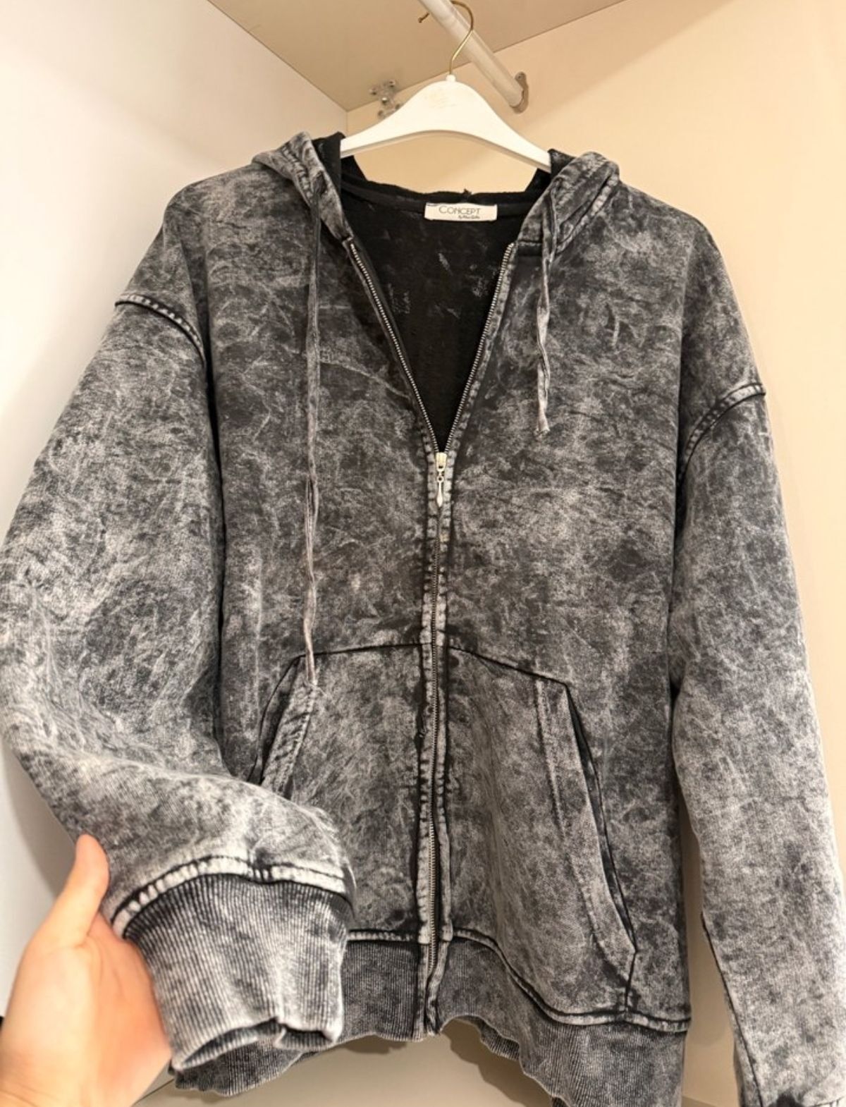 oversize Kapüşonlu sweatshirt — görsel 3/4