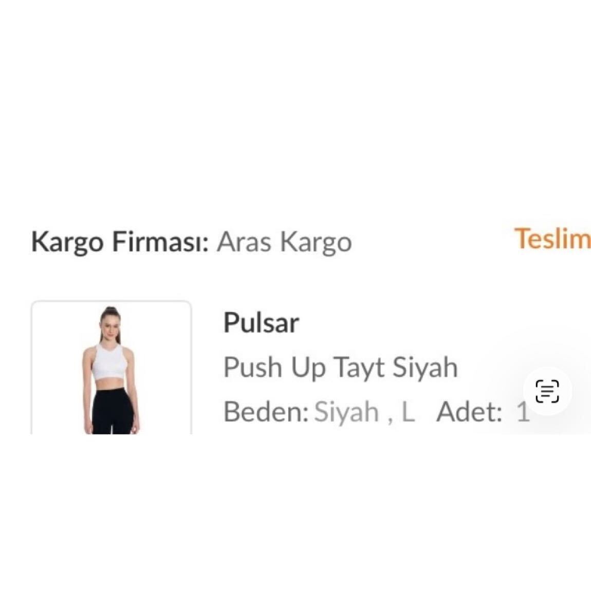 Siyah Pulsar Push Up Tayt — görsel 4/4