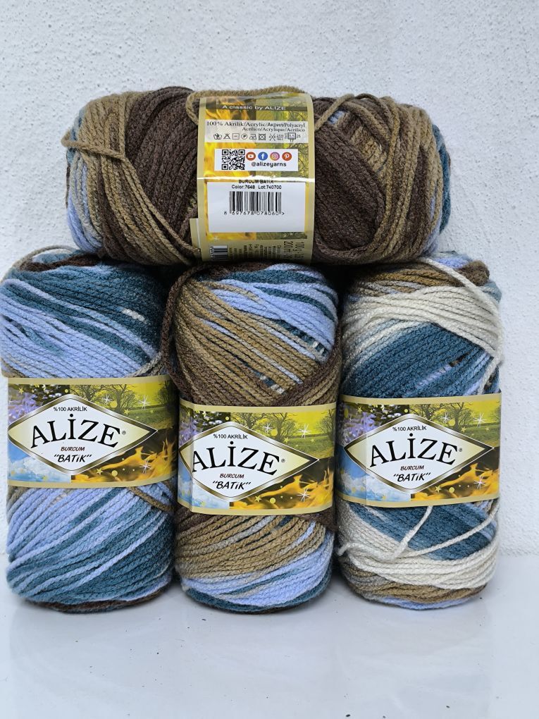 Alize Batik El Örgü İpliği — görsel 2/3