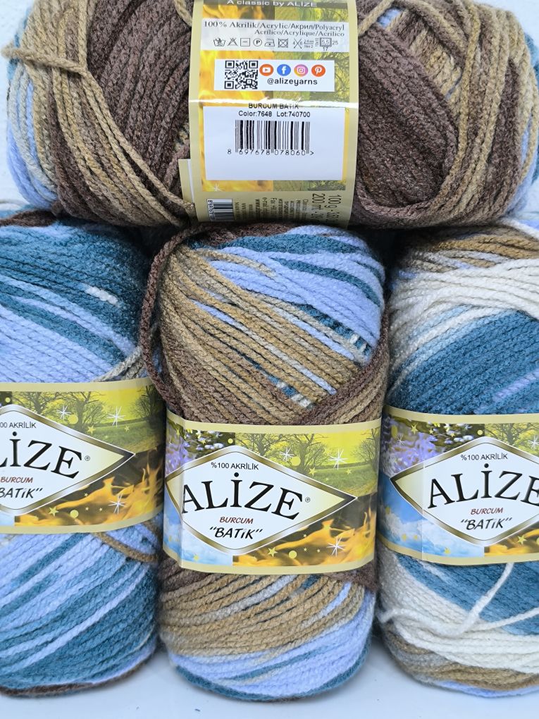 Alize Batik El Örgü İpliği — görsel 3/3