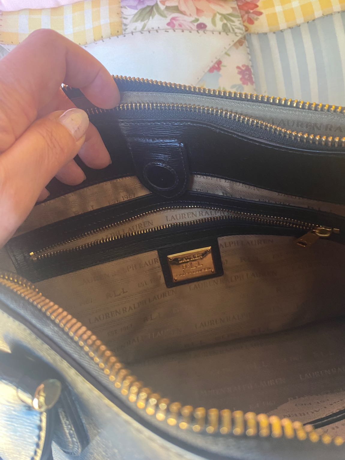 Orjinal Ralph Lauren Siyah Omuz Çantası — görsel 9/12