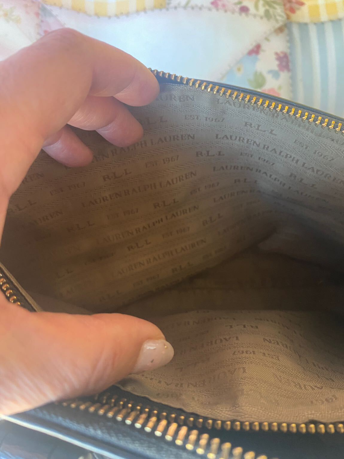 Orjinal Ralph Lauren Siyah Omuz Çantası — görsel 11/12