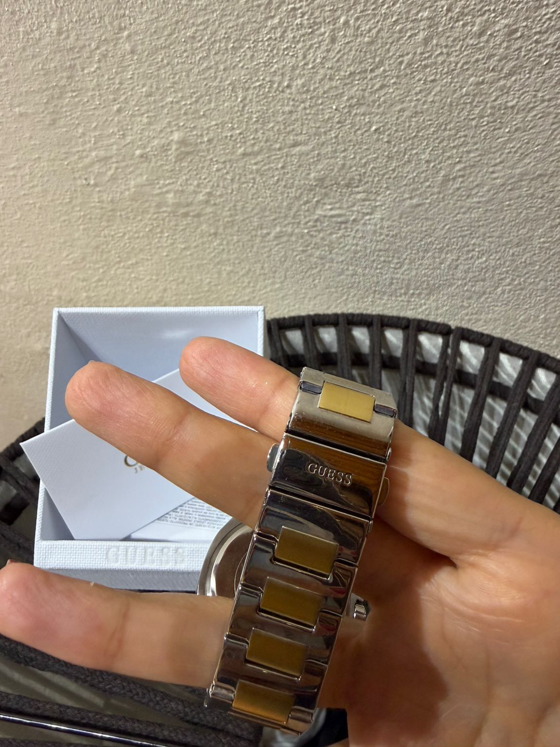 Guess Saat Kombin Çelik Kadın Gümüş Altı — görsel 4/5