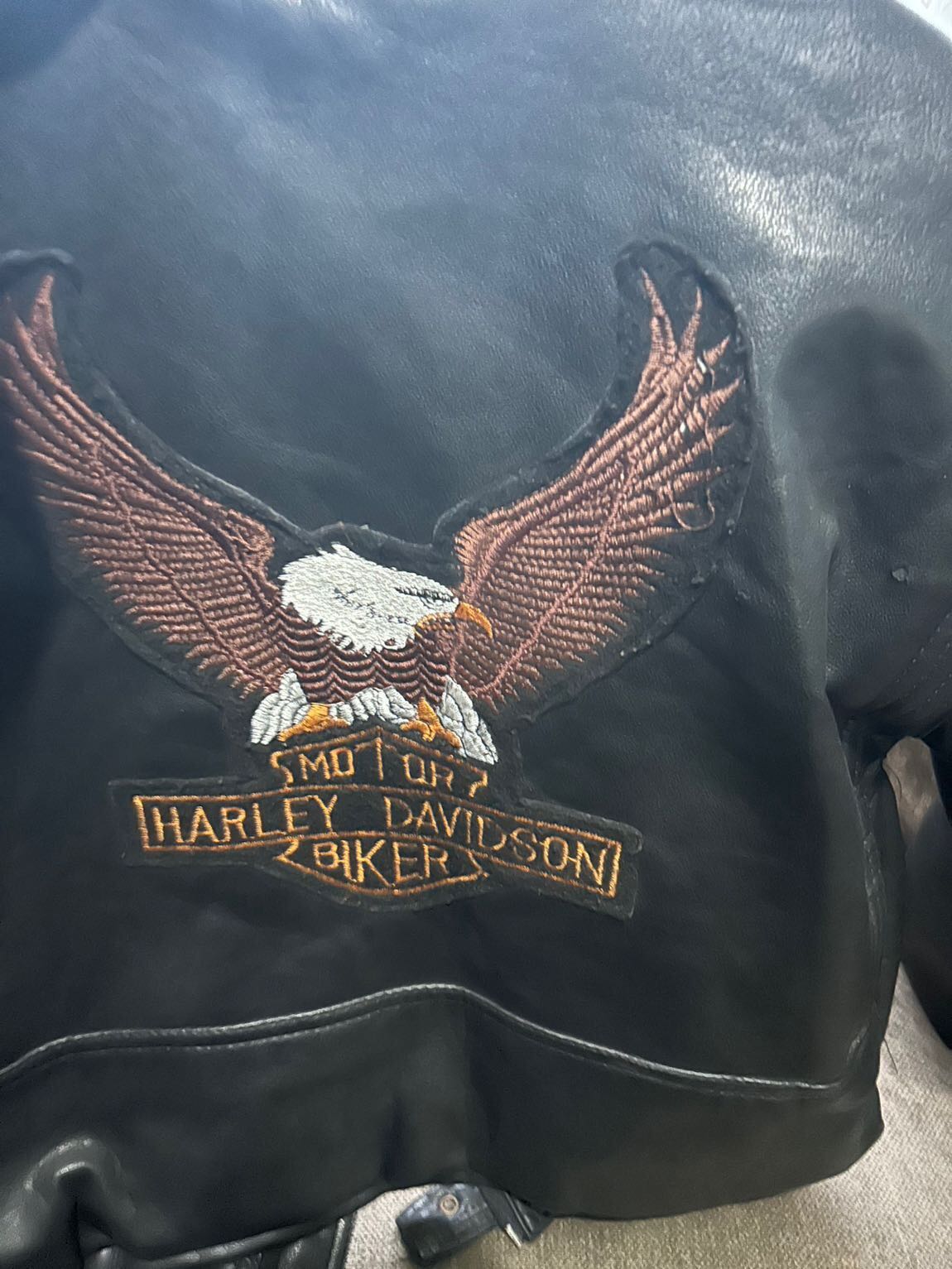 Harley Davidson Siyah Deri Ceket — görsel 2/5
