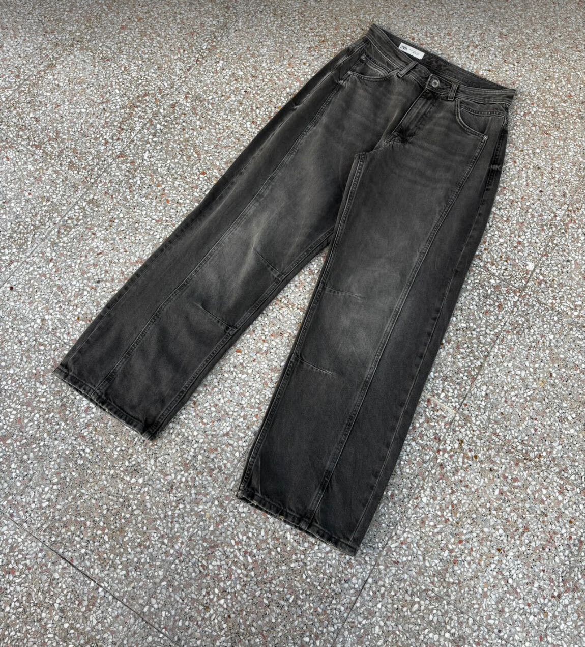 Zara Erkek Koyu Kahverengi Jean Pantolon — görsel 5/5