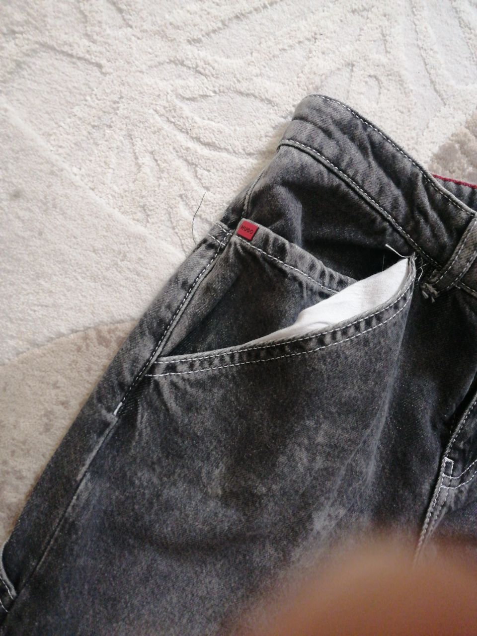 Gri Yıkamalı Jean Pantolon — görsel 3/5