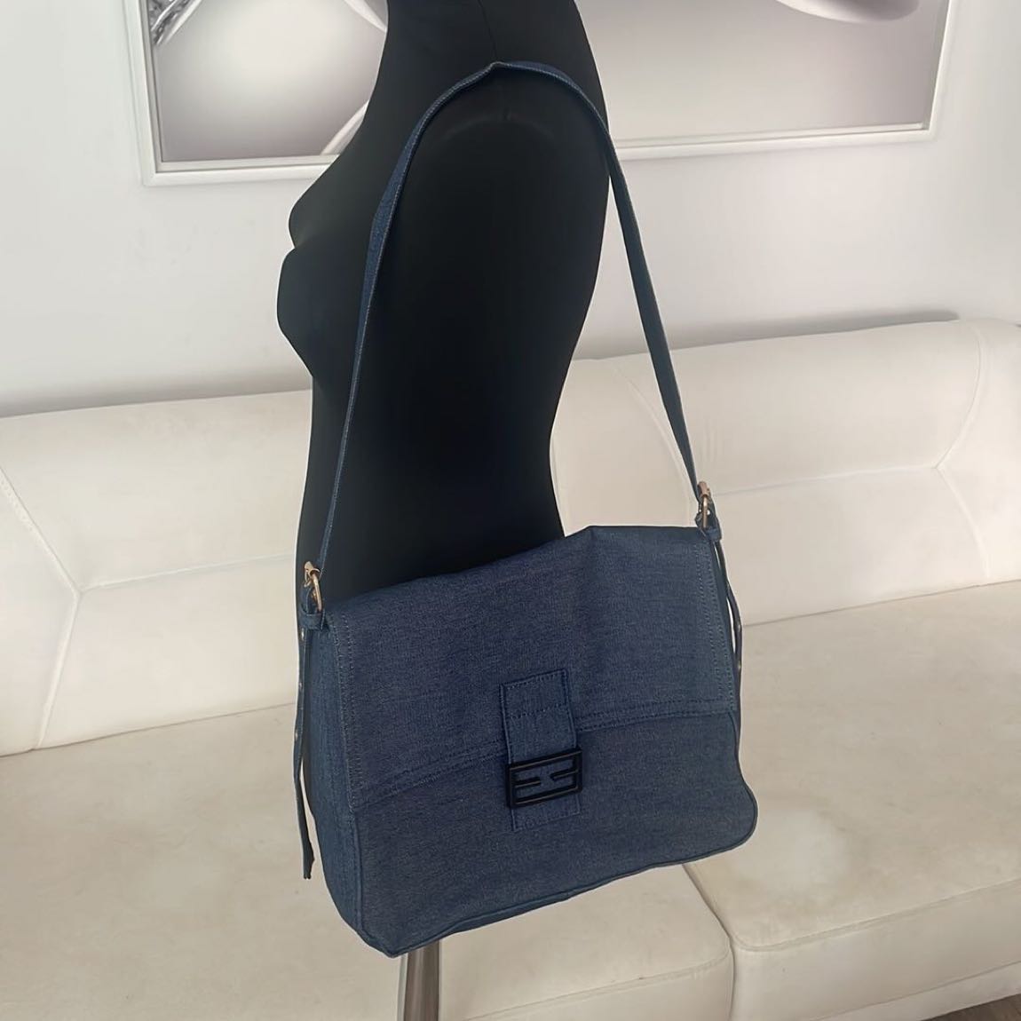 Fendi jean shoulder bag — görsel 3/4