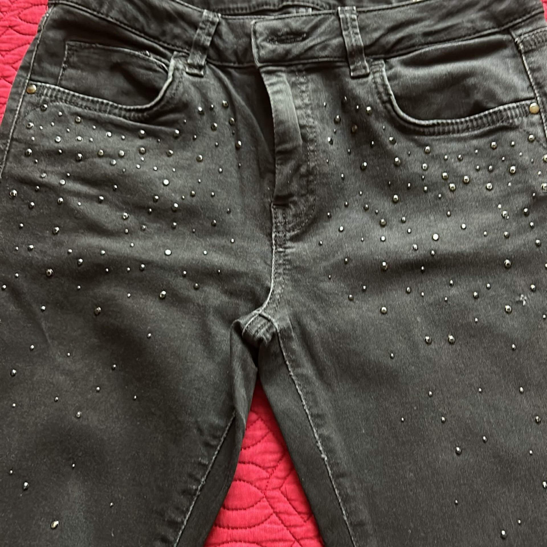 Network siyah taşlı jean pantolon — görsel 4/5