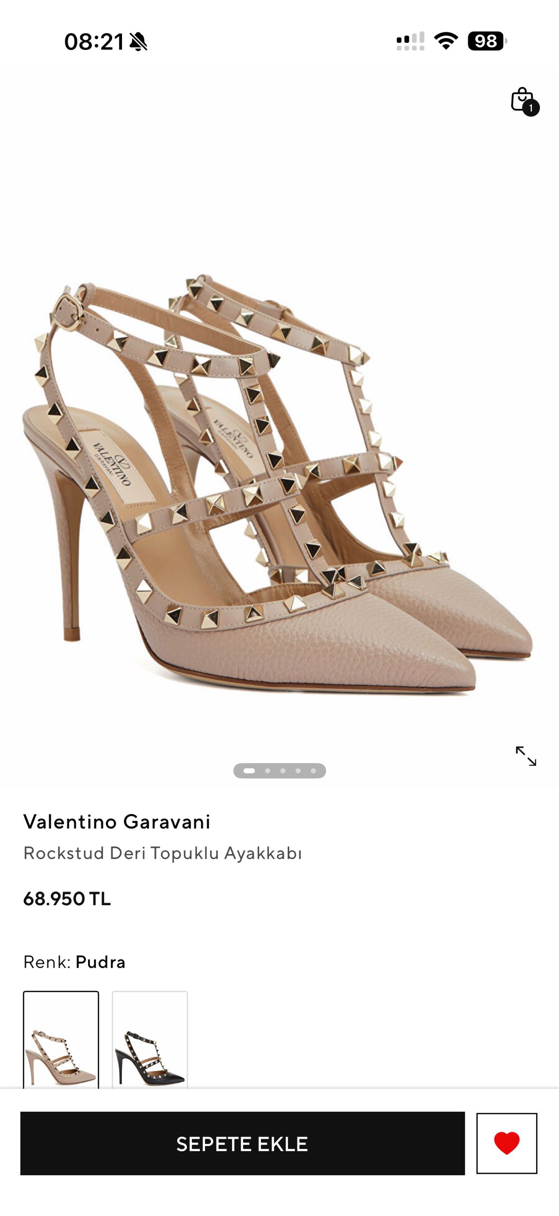 Valentino Stiletto Ayakkabı — görsel 10/10