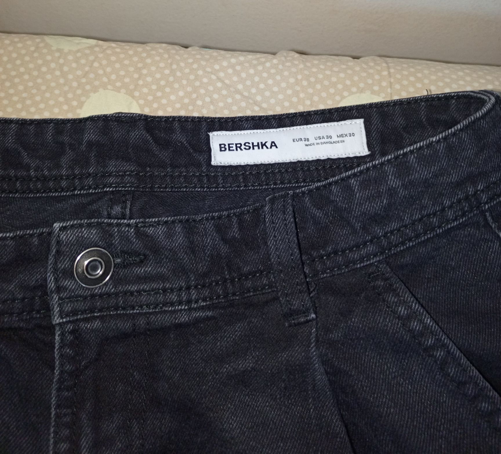 Bershka Siyah Erkek Jeans — görsel 4/4