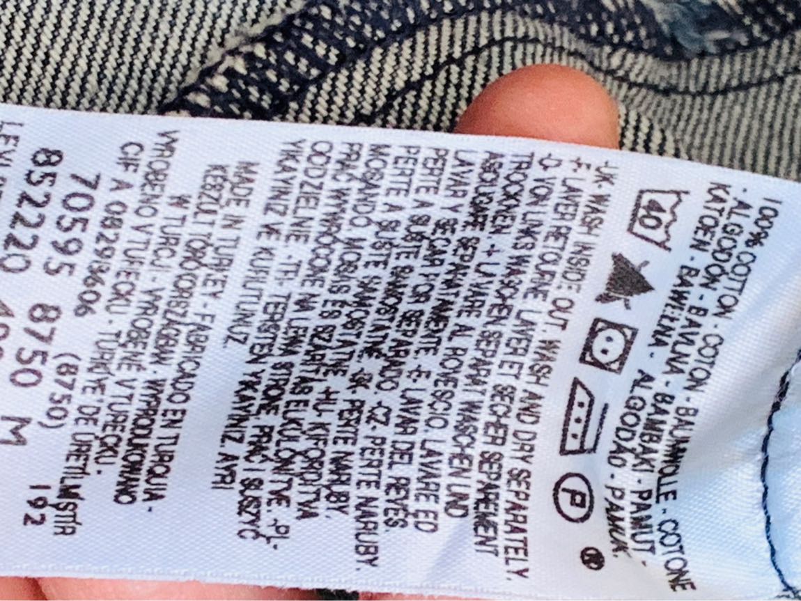 Levi’s Orijinal Denim Kot Ceket — görsel 6/8