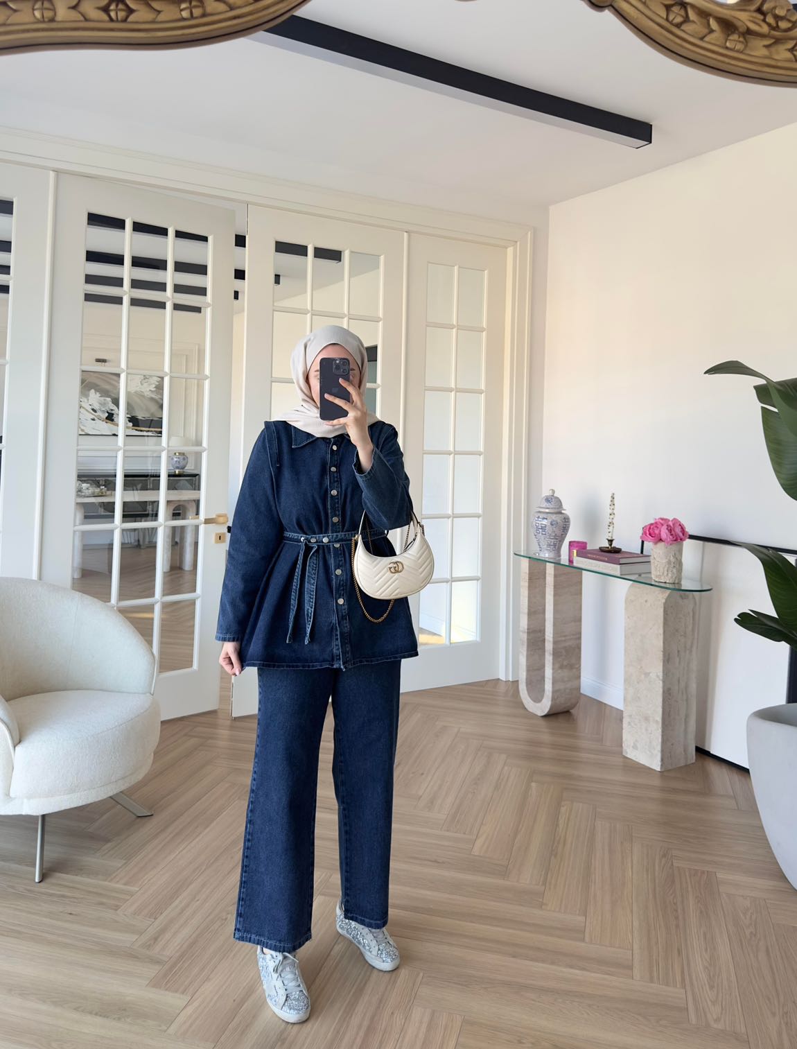 Soi Design Koyu Mavi Jean İkili Takım — görsel 5/13