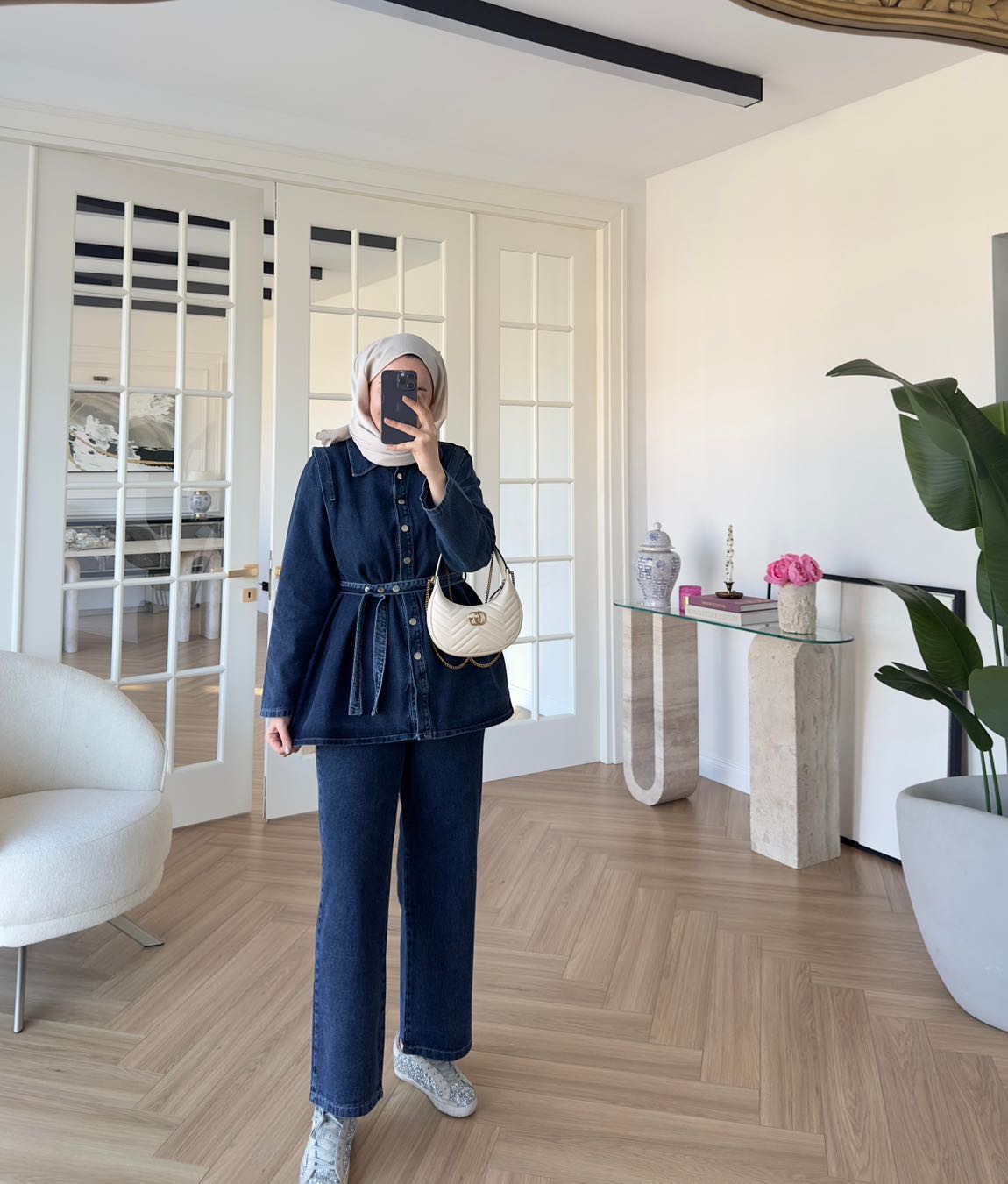Soi Design Koyu Mavi Jean İkili Takım — görsel 6/13