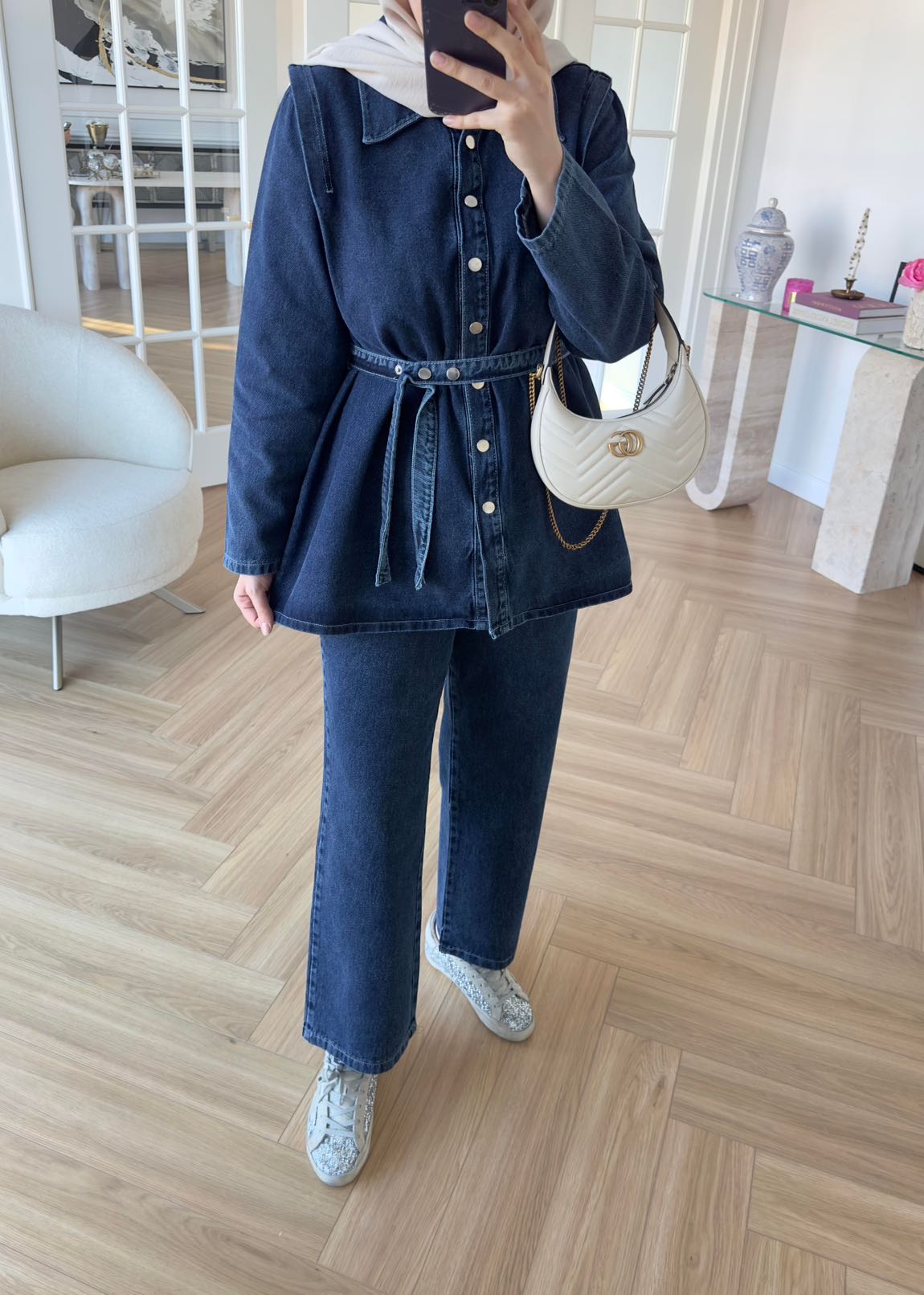 Soi Design Koyu Mavi Jean İkili Takım — görsel 8/13