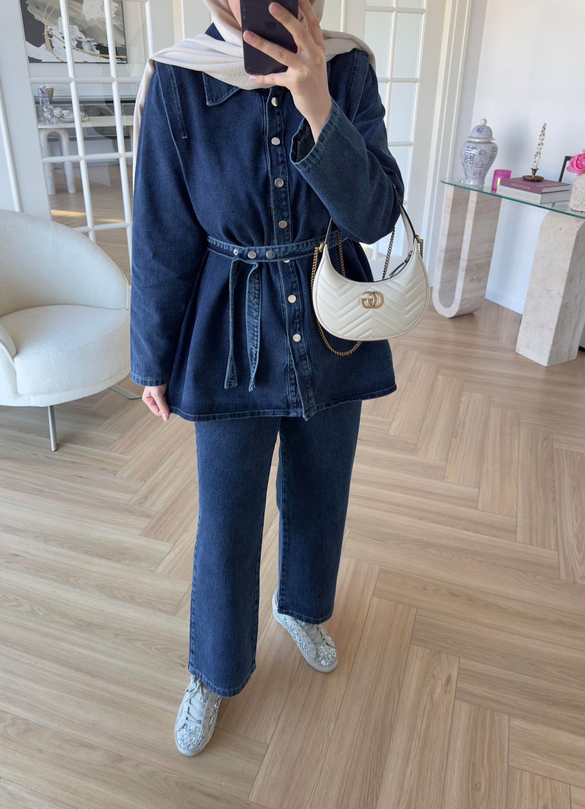 Soi Design Koyu Mavi Jean İkili Takım — görsel 11/13