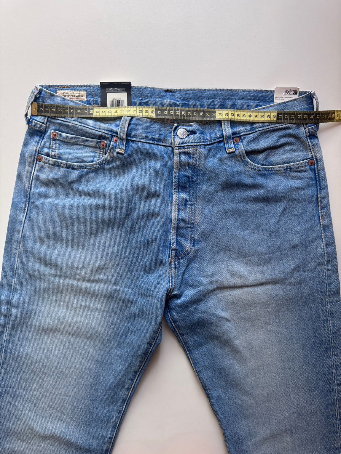 Orjinal Levi's 501 Mavi Jean Pantolon — görsel 2/9