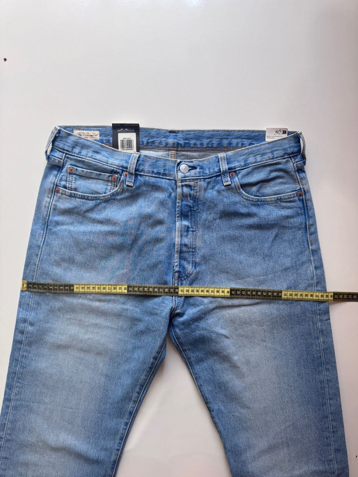 Orjinal Levi's 501 Mavi Jean Pantolon — görsel 3/9