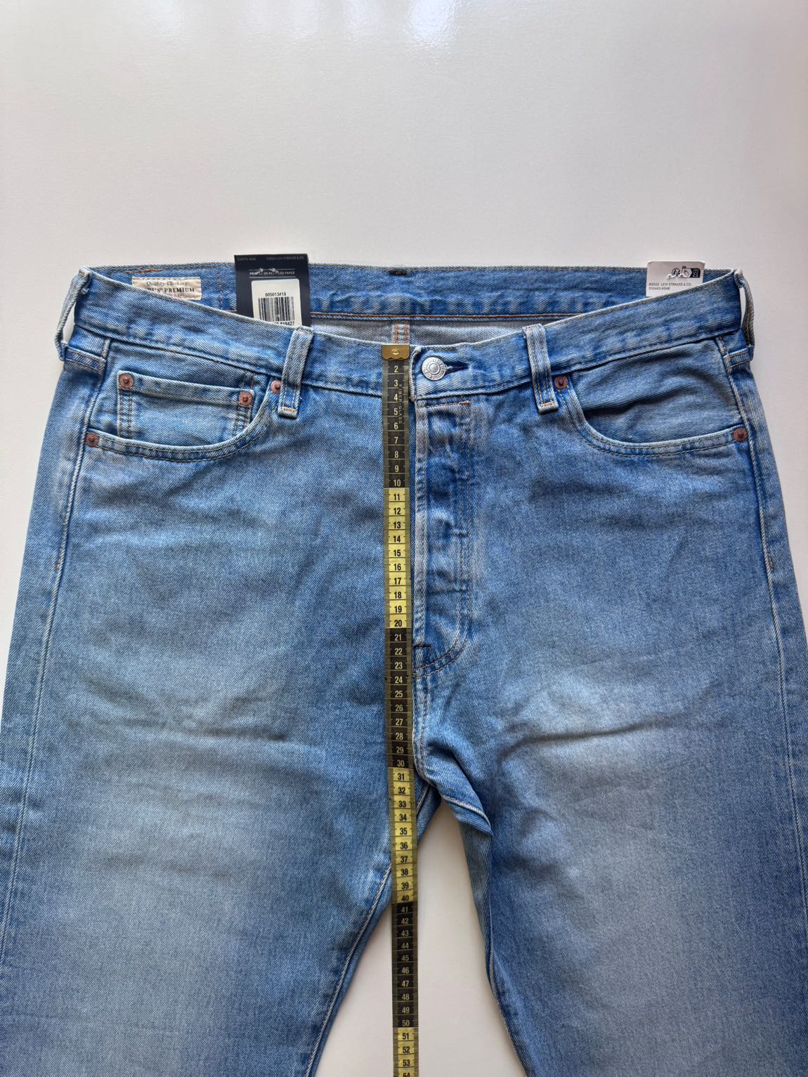 Orjinal Levi's 501 Mavi Jean Pantolon — görsel 4/9