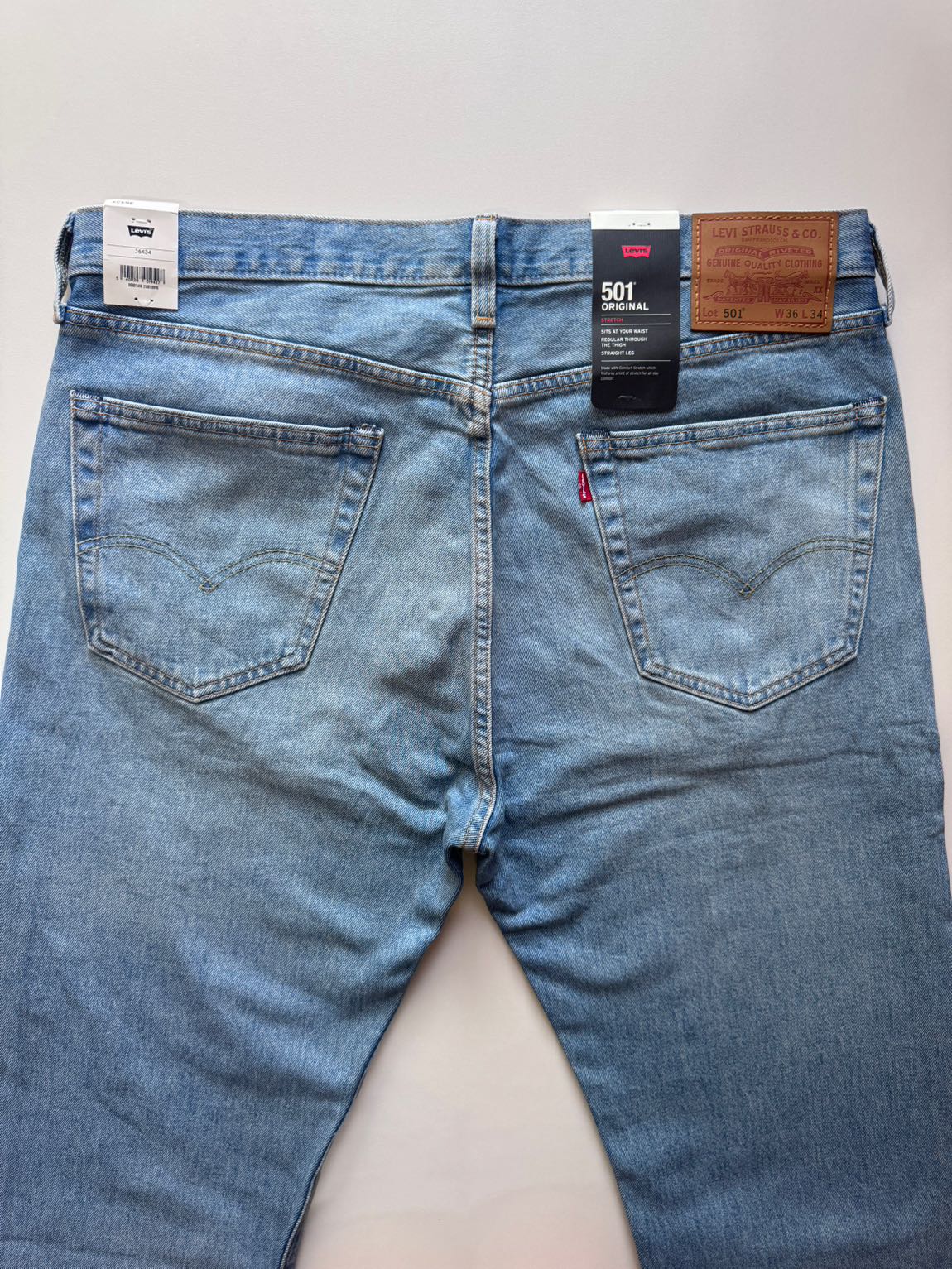 Orjinal Levi's 501 Mavi Jean Pantolon — görsel 9/9