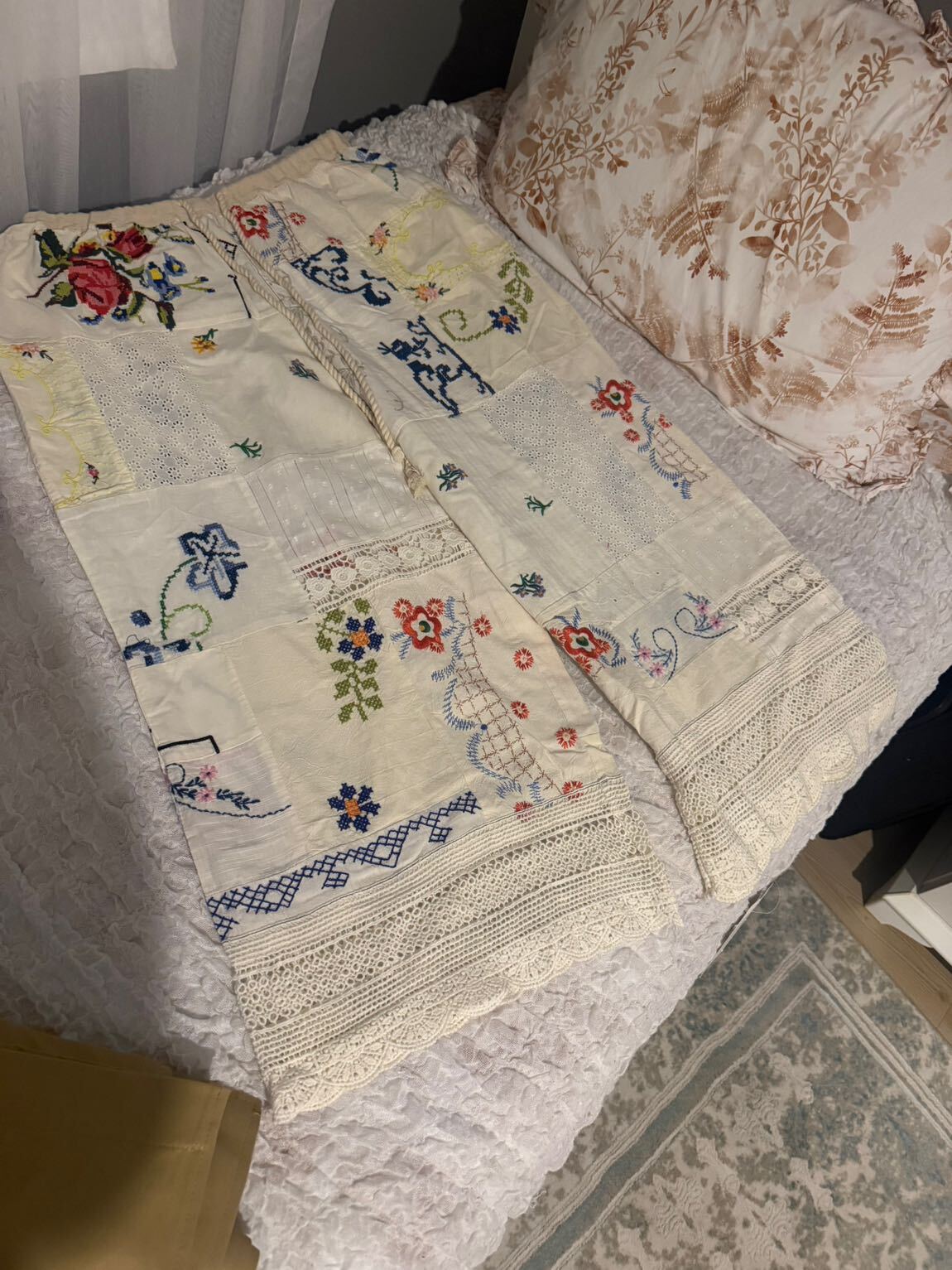 İthal nakış işlemeli pantolon — görsel 5/8
