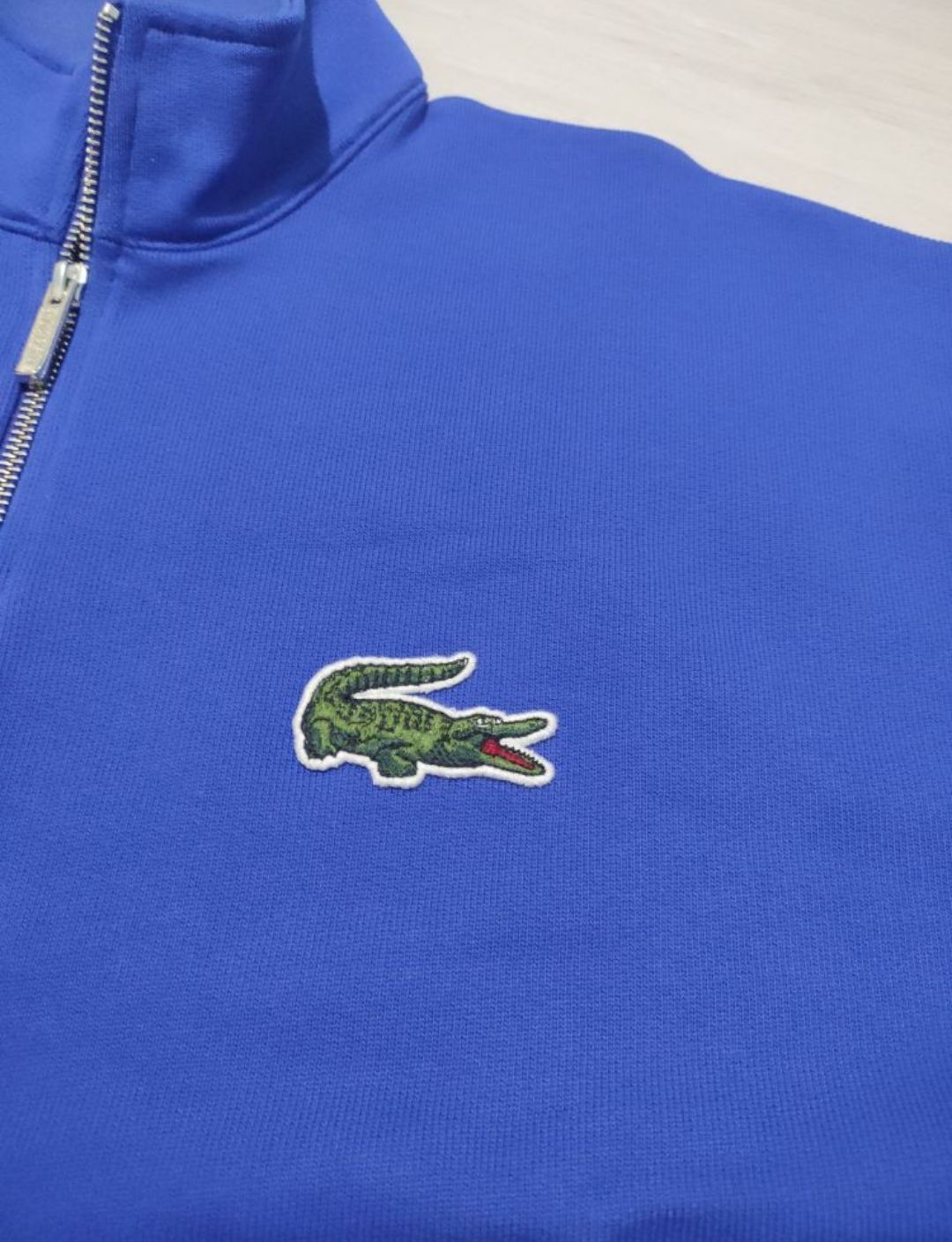 Lacoste fermuarlı defolu sweatshirt — görsel 4/8