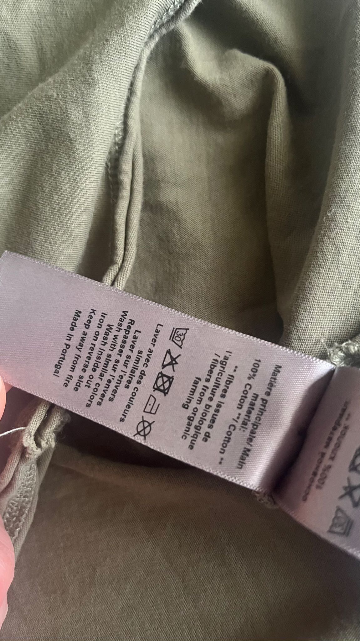 Zadig yeşil haki tonlarında üst — görsel 4/7