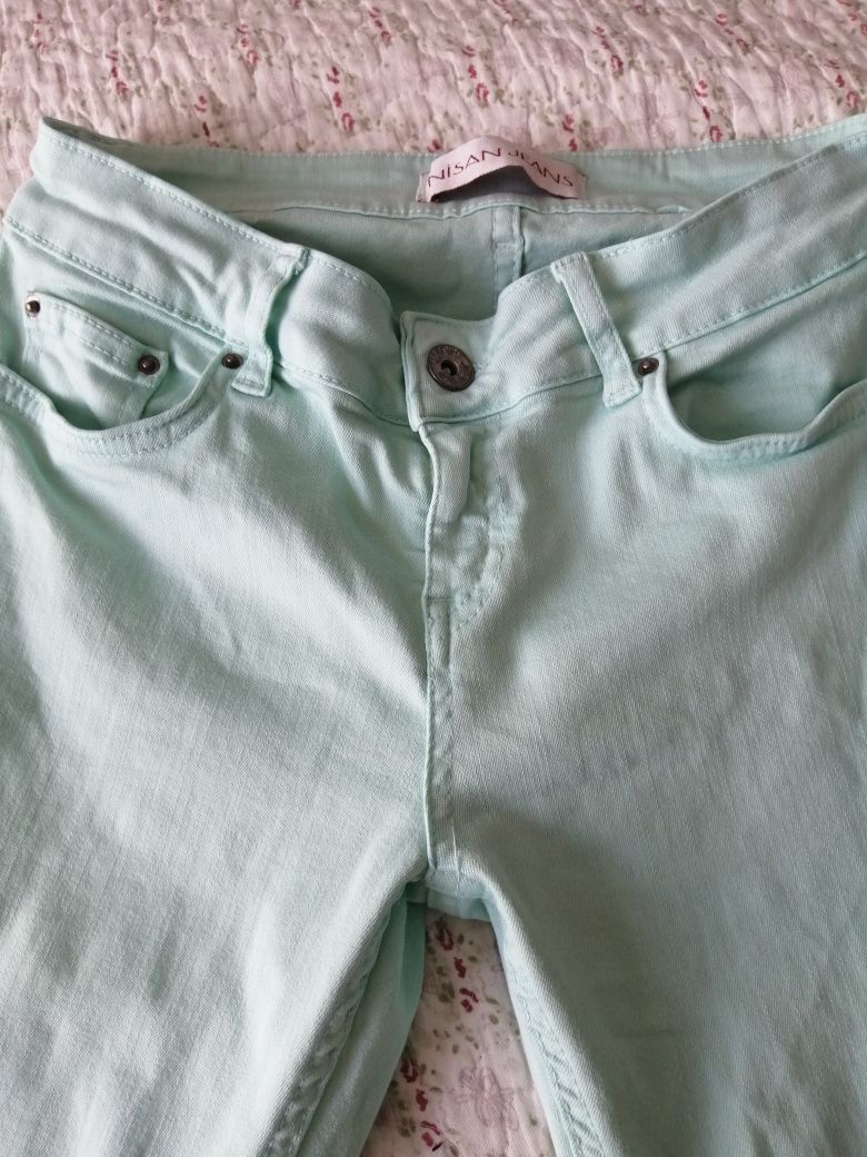 Likralı düşük bel kot pantolon — görsel 3/7