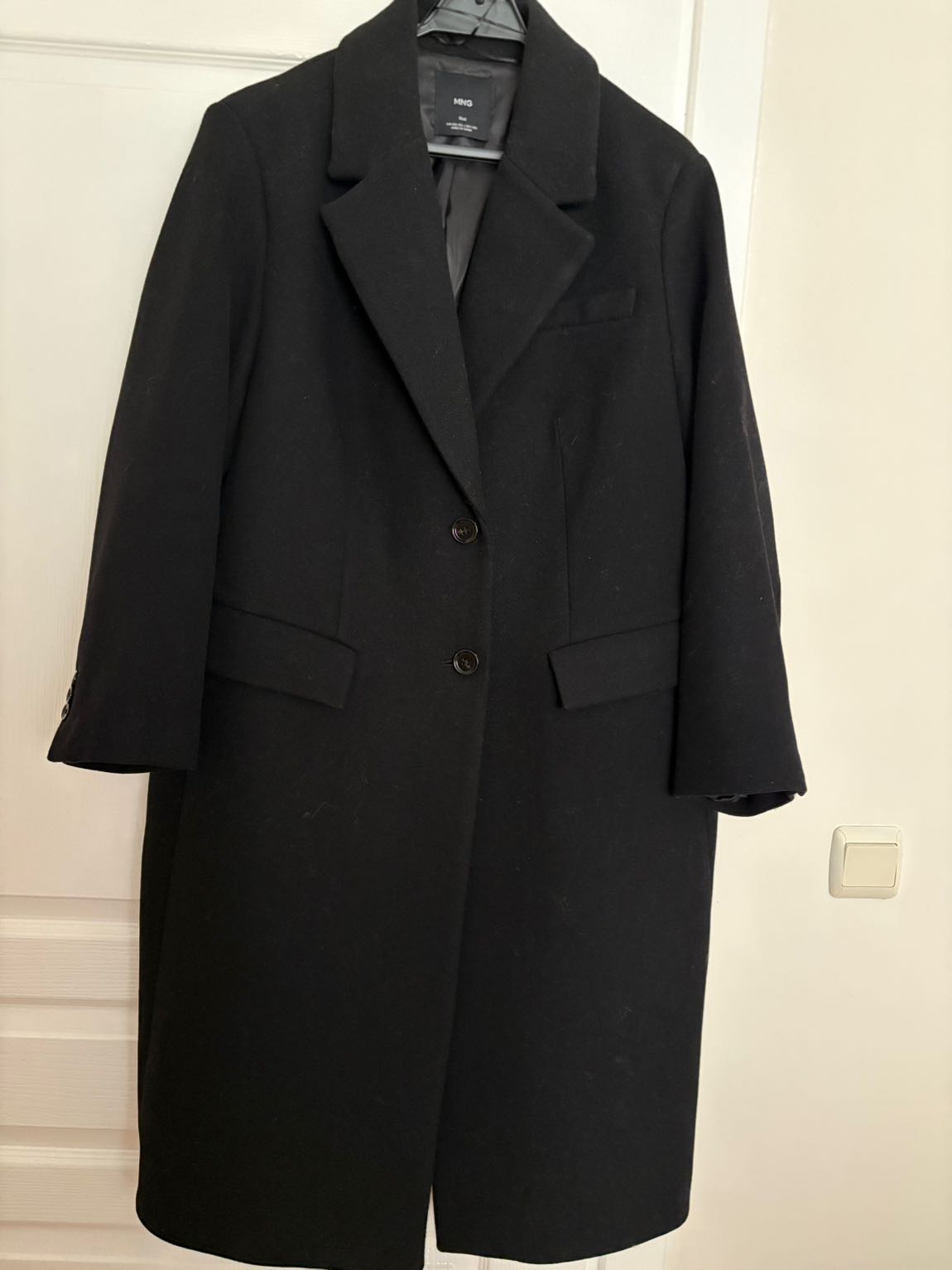 MANGO 2xl yün astarlı palto — görsel 4/8