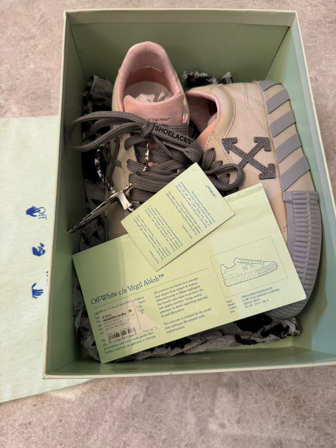 Off White Sneaker 36 numara orijinal — görsel 7/8