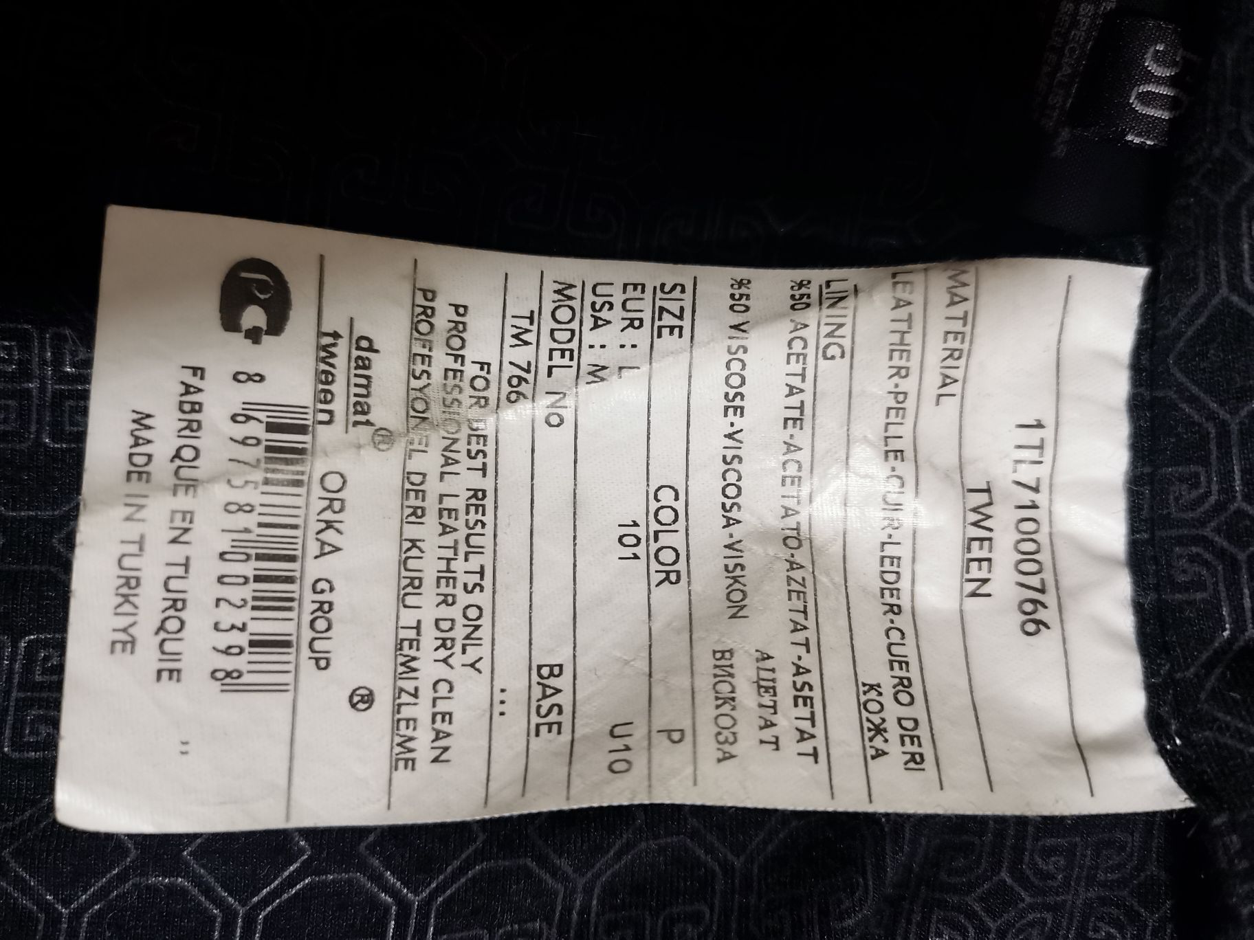 Tween kapüşonlu deri — görsel 7/8