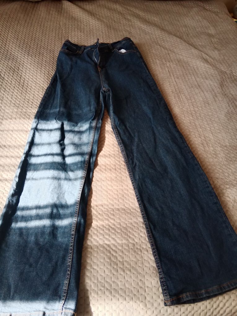 Mavi Kot Pantolon Paçalı — görsel 2/4