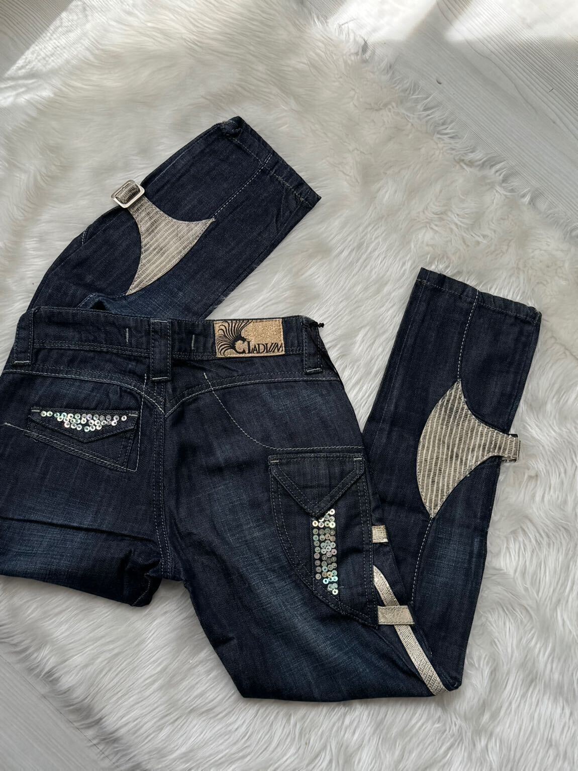 Y2k düşük bel fitted pantolon west — görsel 2/5