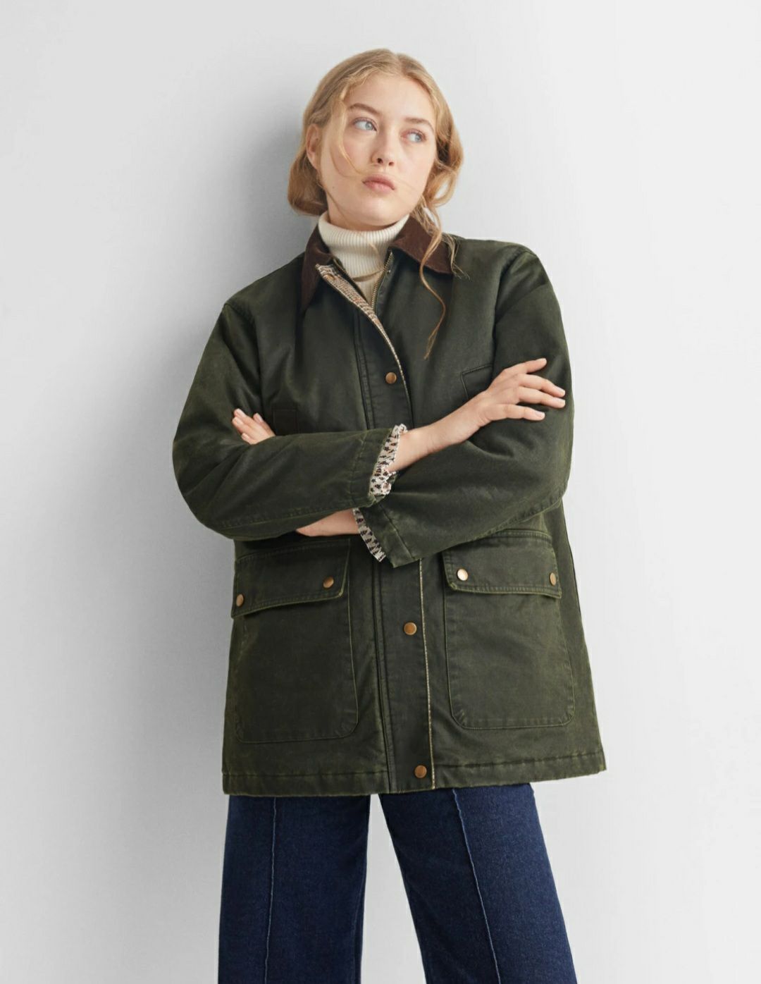 Mango mumlu görünümlü parka — görsel 3/4