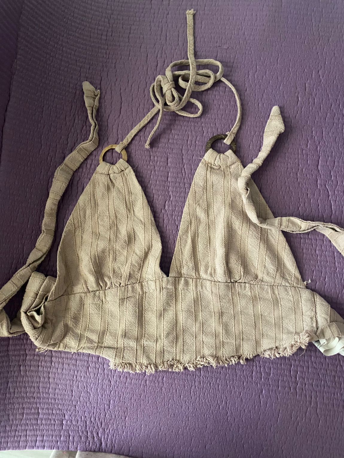 Pull and Bear Halter Yaka Bluz — görsel 2/3